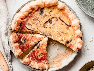 Quiche de Cogumelos