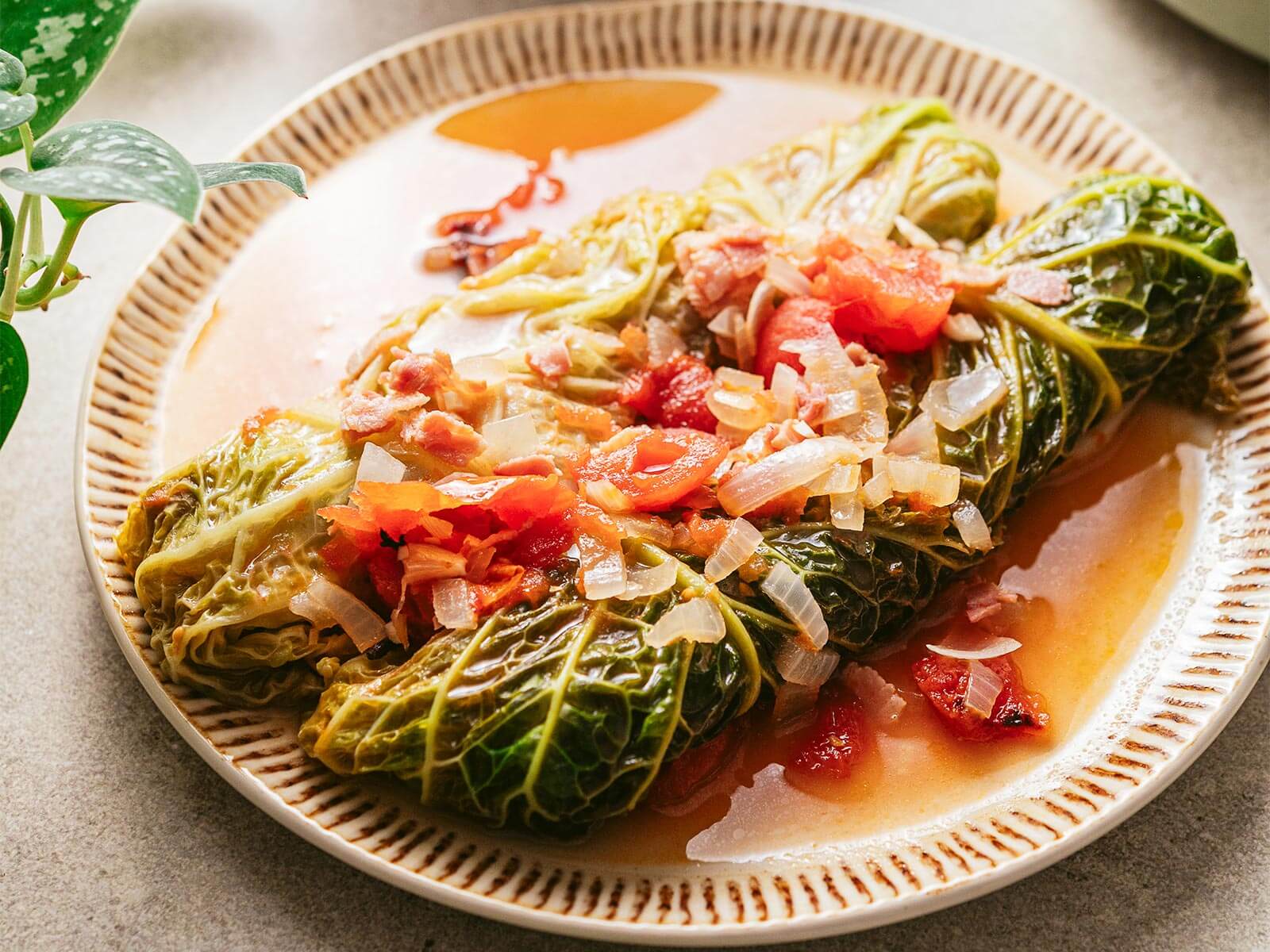 Salsichas Frescas com Couve Lombarda