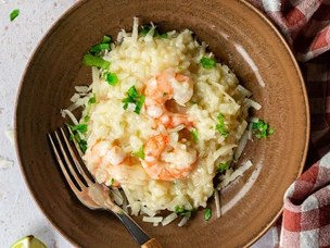 Receita de Risoto de Camarão