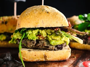 imagem de hamburguer de quinoa