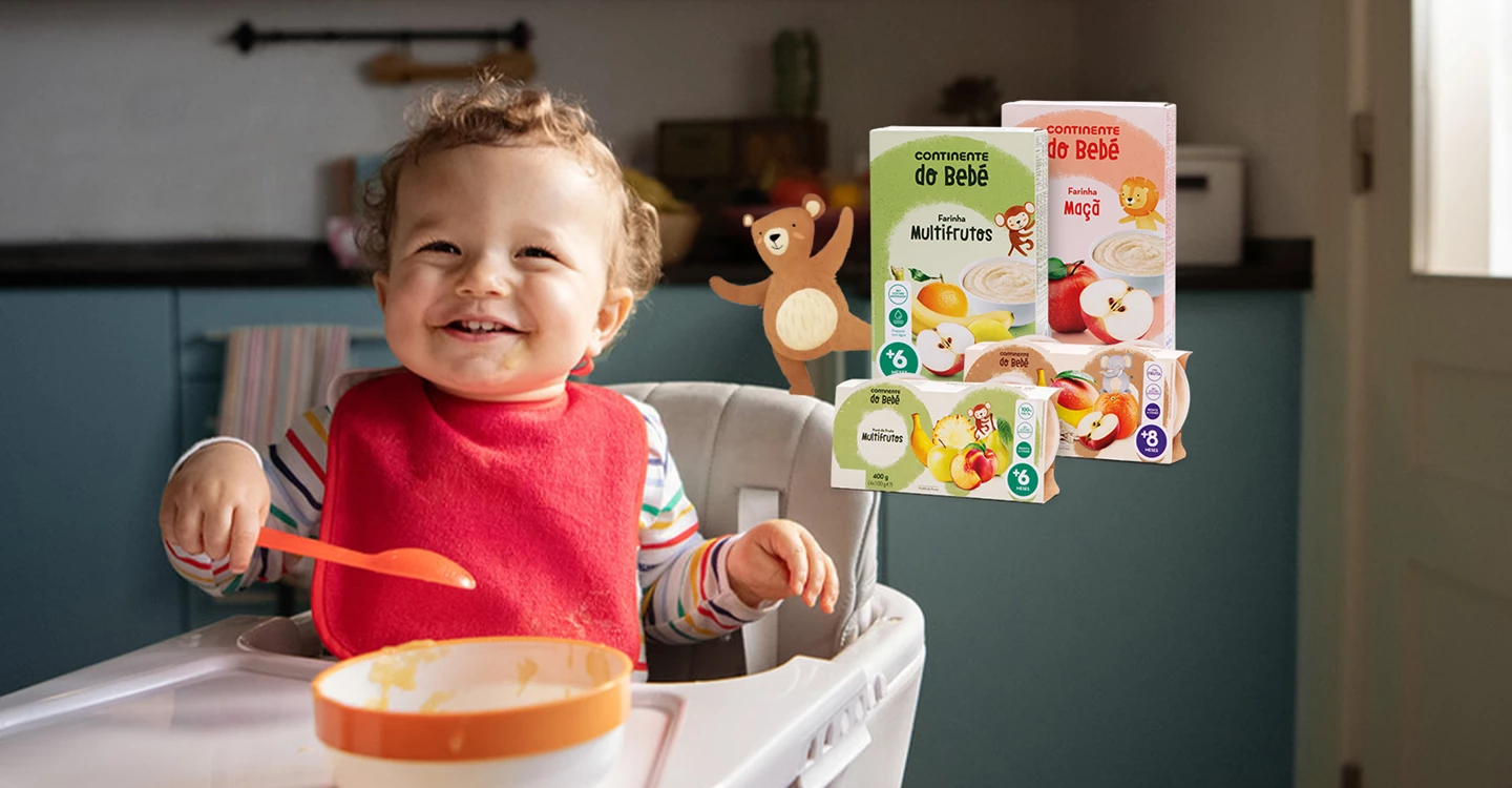 Pures e papas para bebe