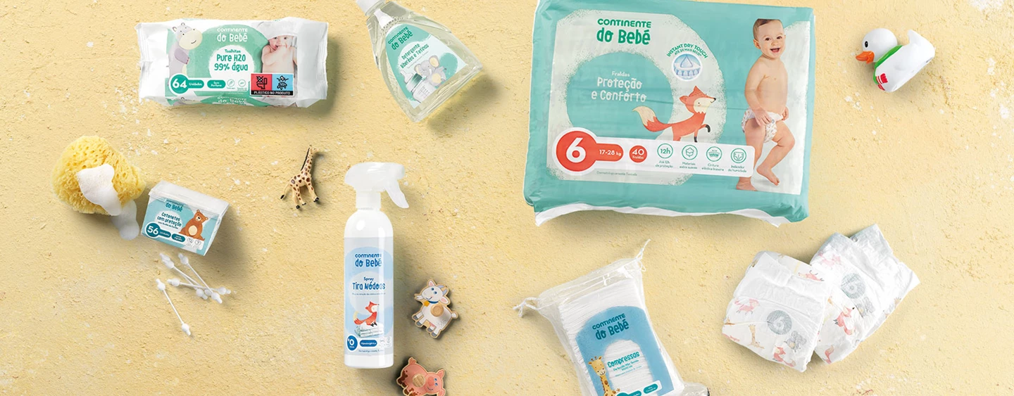 Continente do Bebé: produtos para bebé