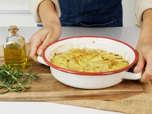 imagem de batatas gratinadas