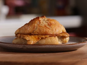 imagem de bifana com alho caramelizado