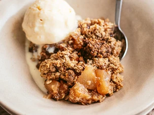 Receita de Crumble de Maçã