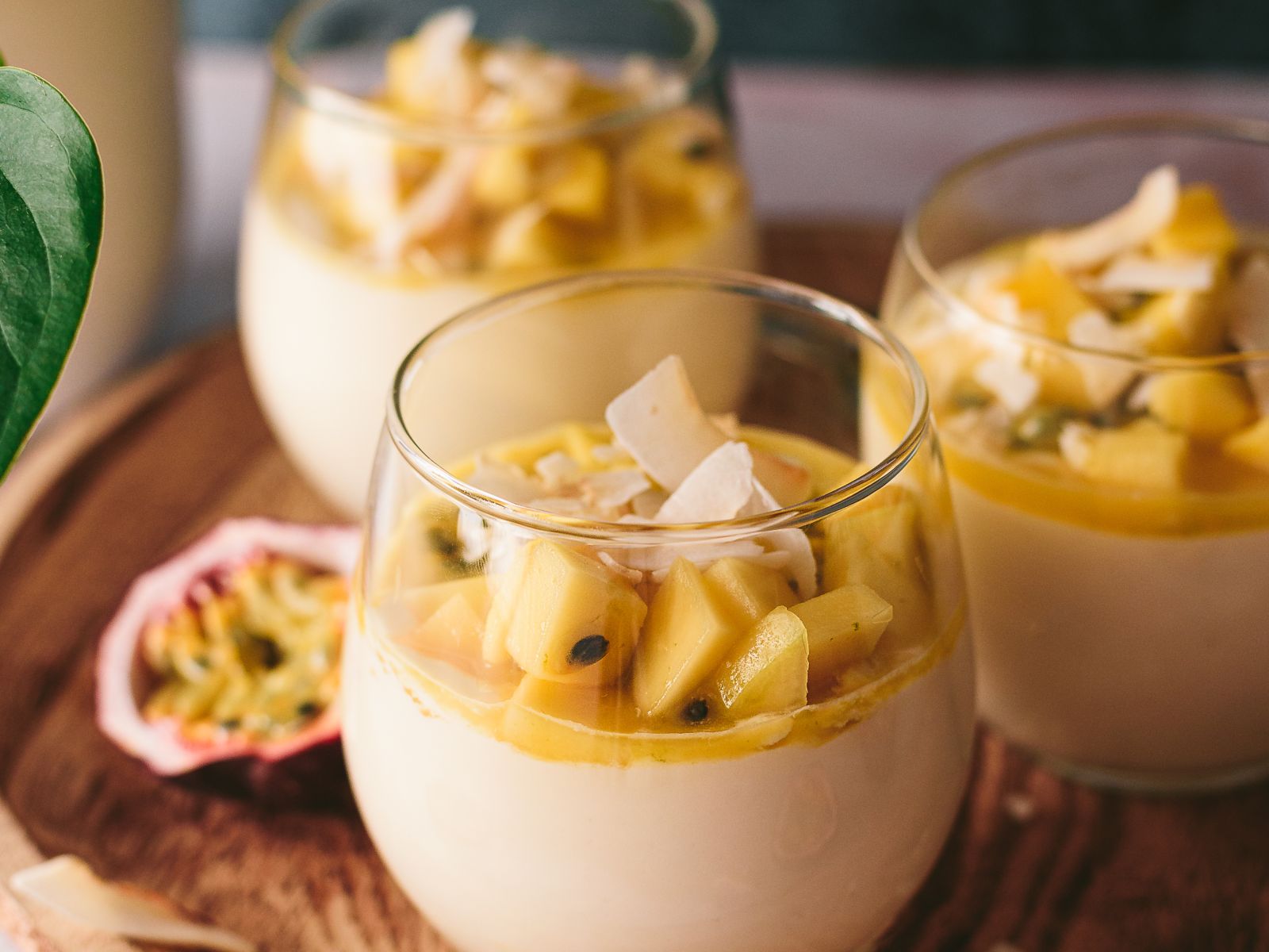 Parfait de Maracujá e Manga