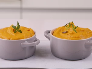 imagem de puré de batata doce