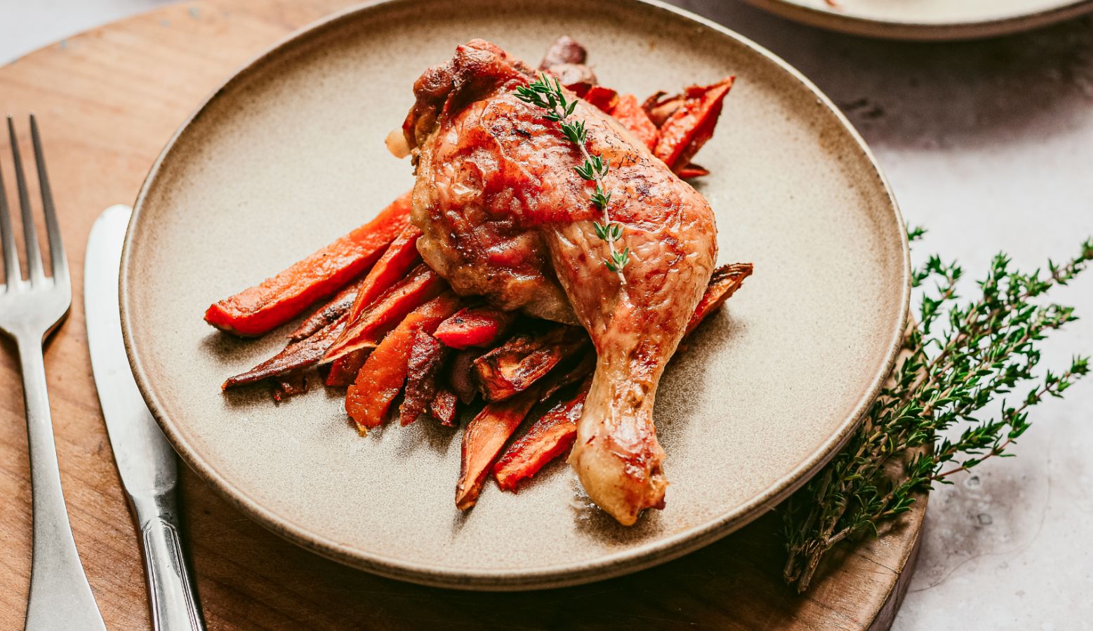 Pernas de Frango no Forno com Batata